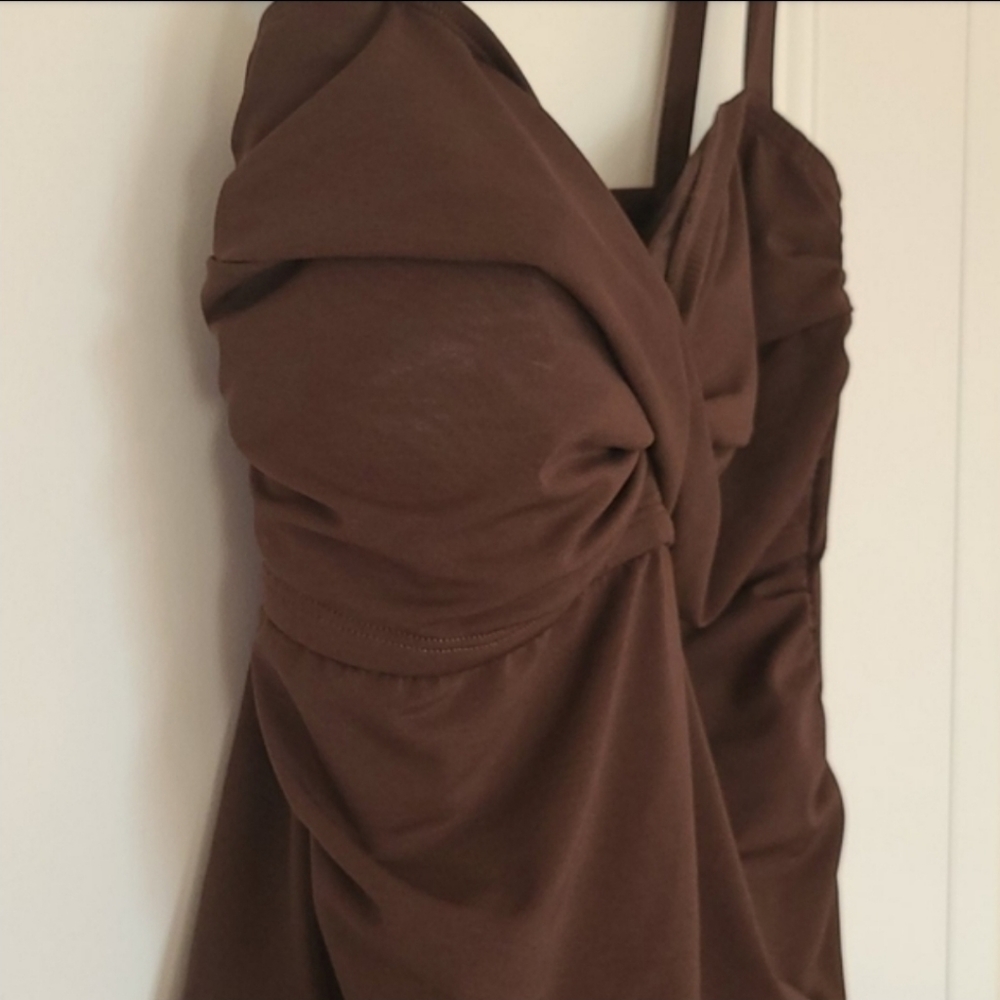 Jantzen Bathing Brown Suit Size 16